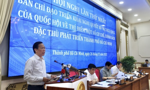 Chủ tịch UBND TP. Hồ Chí Minh Phan Văn Mãi kiến nghị Thủ tướng nhiều nội dung cụ thể hóa Nghị quyết 98